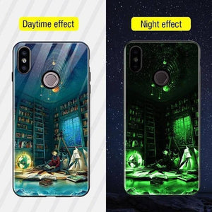 Planet Gates Style 1 / Redmi Note 6 Pro TOMKAS Silicone Glass Phone Case For Xiaomi Redmi Note 5 6 Pro Luxury Cover Case For Xiaomi Redmi 4X 5 Plus 6A Mi A1 A2 Lite