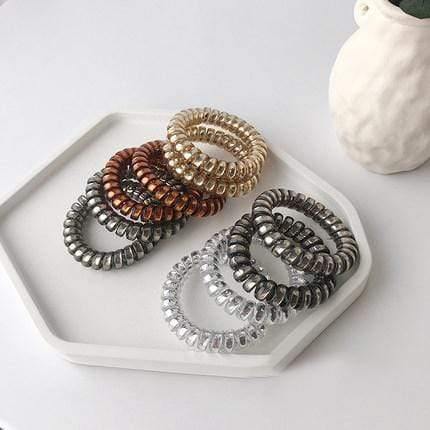 10pcs girl rubber band  headdress Headband anti-telephone line hair ring female Korean version hair band rope hair accessories