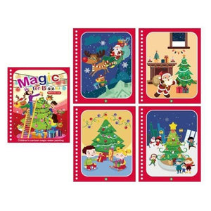 Planet Gates Style 10 Reusable Magic Water Drawing Book for Kids Coloring Picture Book Magic Water Pen Painting Drawing Board Educational Toys