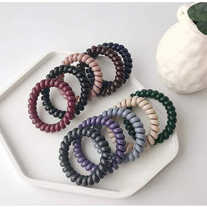 10pcs girl rubber band  headdress Headband anti-telephone line hair ring female Korean version hair band rope hair accessories