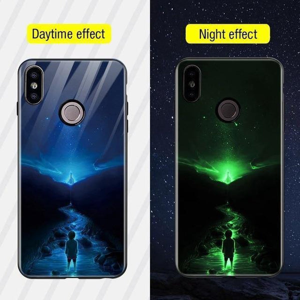 Planet Gates Style 12 / Redmi Note 6 Pro TOMKAS Silicone Glass Phone Case For Xiaomi Redmi Note 5 6 Pro Luxury Cover Case For Xiaomi Redmi 4X 5 Plus 6A Mi A1 A2 Lite