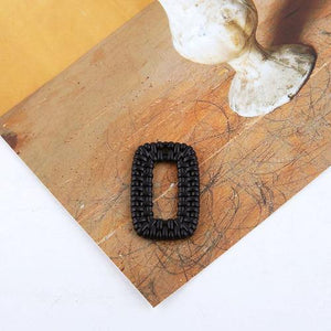 Planet Gates Style 18 Jewelry accessories imitation woven rattan round rectangular hollow resin pendant earrings wholesale lots bulk jewelry making