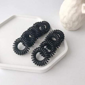 10pcs girl rubber band  headdress Headband anti-telephone line hair ring female Korean version hair band rope hair accessories