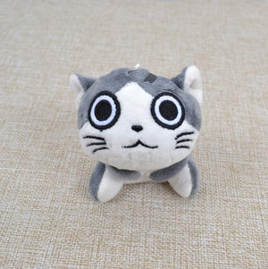 Planet Gates style 2 / United Kingdom Super Cute Sitting Chi Cat Keychain Plush Toys Dolls 10cm Stuffed Animals Soft Toys Kawaii Mini Kids Gifts