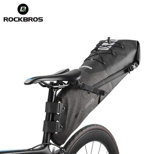 Planet Gates Style 2 Waterproof Bike Bicycle Saddle Bag Reflective Large Capacity Foldable Tail Rear Bag Cycling MTB Trunk Pannier Backpack