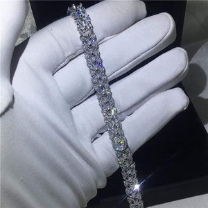 Planet Gates Style 20 / 18cm 29 Styles Fashion Tennis bracelet White Gold Filled Pave AAAAA Cz stone Statement Party Wedding bracelets for women men Jewelry
