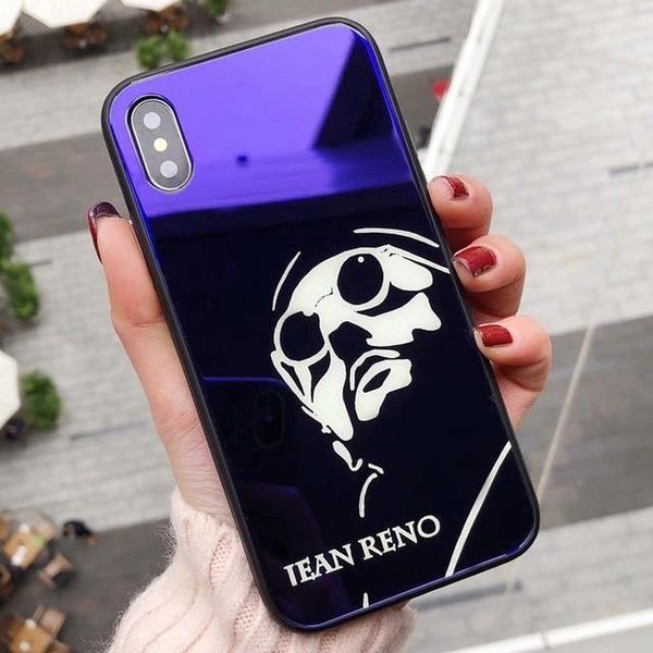 TOMKAS Blue Ray Tempered Glass Case For iPhone 7 Case Cartoon Pattern Cases For iPhone X 6 6S 8 Plus Cover Animal Phone Coque - Planet Gates