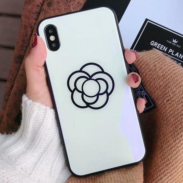 Planet Gates Style 3 / For iPhone X TOMKAS Blue Ray Tempered Glass Case For iPhone 7 Case Cartoon Pattern Cases For iPhone X 6 6S 8 Plus Cover Animal Phone Coque