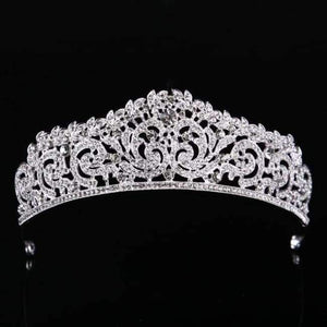 Planet Gates Style 3 Silver New Fashion Baroque Luxury Crystal AB Bridal Crown Tiaras Light Gold Diadem Tiaras for Women Bride Wedding Hair Accessories