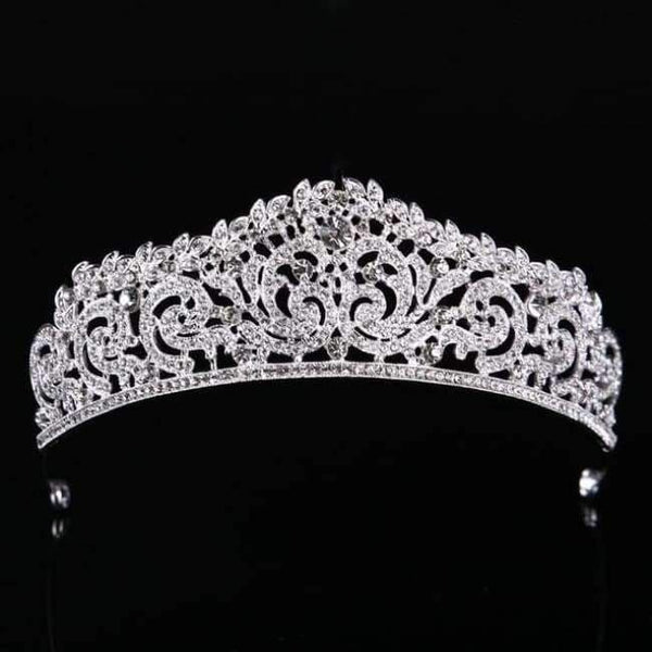Planet Gates Style 3 Silver New Fashion Baroque Luxury Crystal AB Bridal Crown Tiaras Light Gold Diadem Tiaras for Women Bride Wedding Hair Accessories