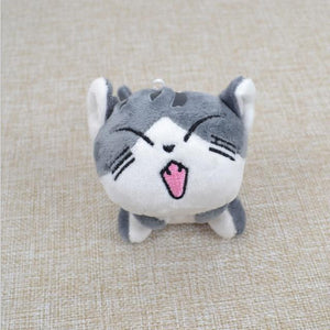 Planet Gates style 3 / United States Super Cute Sitting Chi Cat Keychain Plush Toys Dolls 10cm Stuffed Animals Soft Toys Kawaii Mini Kids Gifts