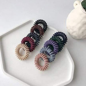 10pcs girl rubber band  headdress Headband anti-telephone line hair ring female Korean version hair band rope hair accessories