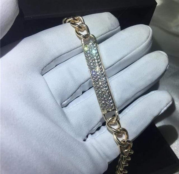 Planet Gates Style 4 / 18cm 29 Styles Fashion Tennis bracelet White Gold Filled Pave AAAAA Cz stone Statement Party Wedding bracelets for women men Jewelry