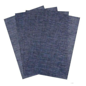Planet Gates STYLE 4 Set of 4 PVC Cross Weave Placemats for Dining Table Runner Linens Place Mat Kitchen Accessories Cup Wine Coaster Pad