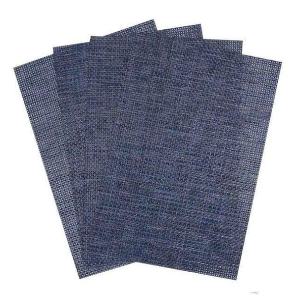 Planet Gates STYLE 4 Set of 4 PVC Cross Weave Placemats for Dining Table Runner Linens Place Mat Kitchen Accessories Cup Wine Coaster Pad