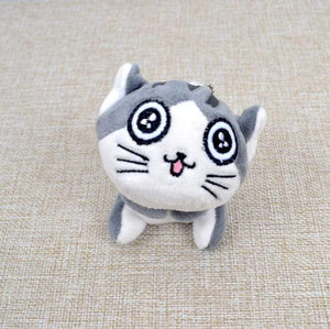 Planet Gates style 4 / United Kingdom Super Cute Sitting Chi Cat Keychain Plush Toys Dolls 10cm Stuffed Animals Soft Toys Kawaii Mini Kids Gifts