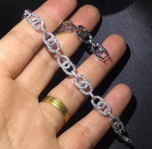 Planet Gates Style 5 / 18cm 29 Styles Fashion Tennis bracelet White Gold Filled Pave AAAAA Cz stone Statement Party Wedding bracelets for women men Jewelry