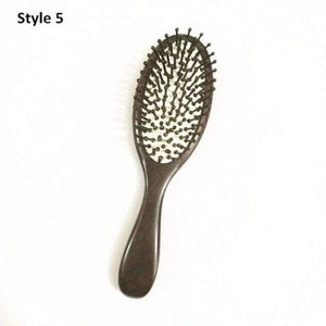 Planet Gates Style 5 Ebony Professional Hair Comb Health Care Massage Combs Anti-static Hair Brush Reduce Hair Loss Hairdress Styling