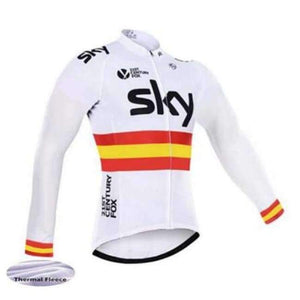 Planet Gates style-5 / XS Winter Thermal Fleece Pro Team Cycling Jersey Long Sleeve Bicycle Clothing Ropa Ciclismo Cycling Outdoor sports shirt