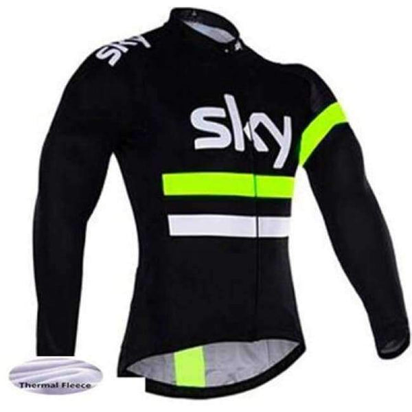 Planet Gates style-5 / XS Winter Thermal Fleece Pro Team Cycling Jersey Long Sleeve Bicycle Clothing Ropa Ciclismo Cycling Outdoor sports shirt