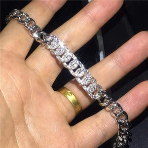 Planet Gates Style 6 / 18cm 29 Styles Fashion Tennis bracelet White Gold Filled Pave AAAAA Cz stone Statement Party Wedding bracelets for women men Jewelry
