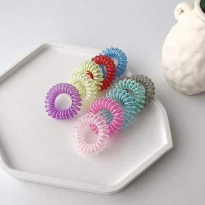 10pcs girl rubber band  headdress Headband anti-telephone line hair ring female Korean version hair band rope hair accessories