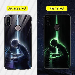 Planet Gates Style 7 / Redmi Note 6 Pro TOMKAS Silicone Glass Phone Case For Xiaomi Redmi Note 5 6 Pro Luxury Cover Case For Xiaomi Redmi 4X 5 Plus 6A Mi A1 A2 Lite