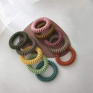 10pcs girl rubber band  headdress Headband anti-telephone line hair ring female Korean version hair band rope hair accessories