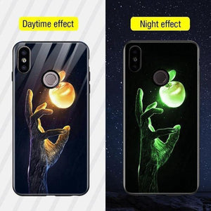 Planet Gates Style 8 / Redmi Note 6 Pro TOMKAS Silicone Glass Phone Case For Xiaomi Redmi Note 5 6 Pro Luxury Cover Case For Xiaomi Redmi 4X 5 Plus 6A Mi A1 A2 Lite