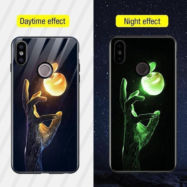 Planet Gates Style 8 / Redmi Note 6 Pro TOMKAS Silicone Glass Phone Case For Xiaomi Redmi Note 5 6 Pro Luxury Cover Case For Xiaomi Redmi 4X 5 Plus 6A Mi A1 A2 Lite