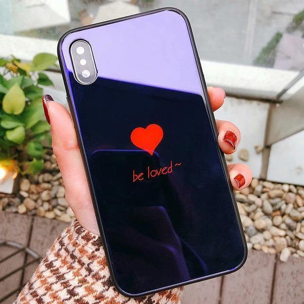 Planet Gates Style 9 / For iPhone X TOMKAS Blue Ray Tempered Glass Case For iPhone 7 Case Cartoon Pattern Cases For iPhone X 6 6S 8 Plus Cover Animal Phone Coque