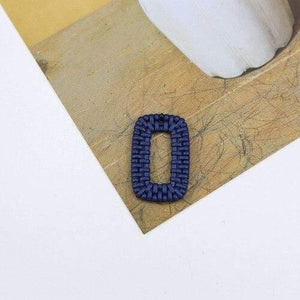 Planet Gates Style 9 Jewelry accessories imitation woven rattan round rectangular hollow resin pendant earrings wholesale lots bulk jewelry making