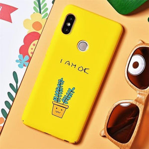 TOMKAS Cute Cartoon Case for Xiaomi Redmi Note 5 Phone Case for Xiaomi Redmi 4X 5 Plus Cases Mi A1 Back Cover Funny Naked Banana - Planet Gates