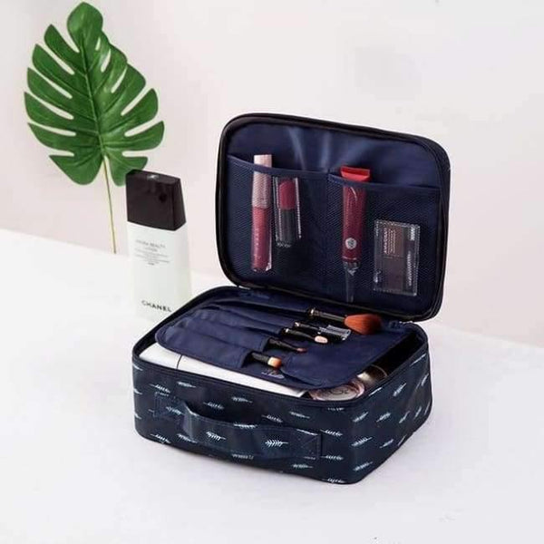 Planet Gates Style A feather Organizer travel fashion lady cosmetics cosmetic bag beautician storage bags large capacity Women makeup bag H127