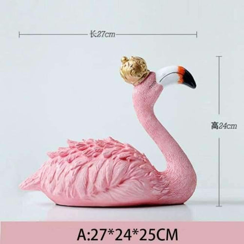 Planet Gates style A King and Queen Ins Flamingo Decoration For Living Room Romatic Wedding Ornament Accessories Birthday Party Home Garden Supplies