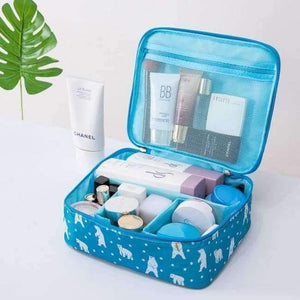 Planet Gates Style B Polar bear Organizer travel fashion lady cosmetics cosmetic bag beautician storage bags large capacity Women makeup bag H127