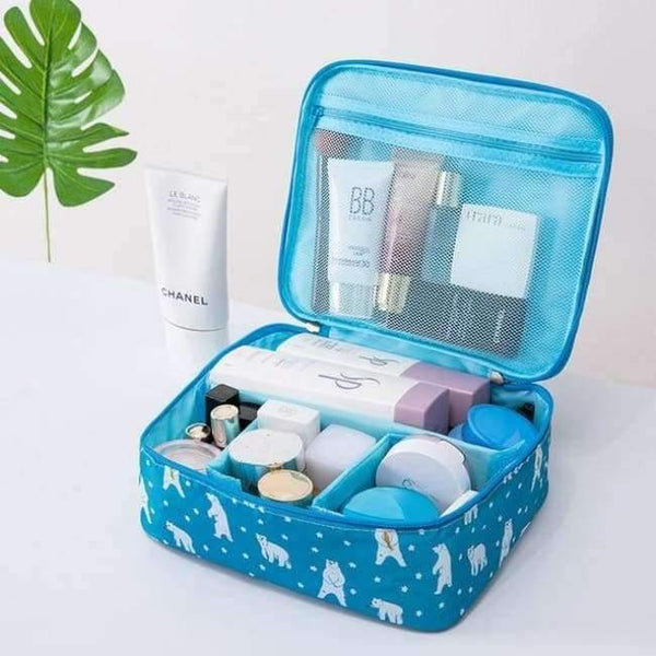 Planet Gates Style B Polar bear Organizer travel fashion lady cosmetics cosmetic bag beautician storage bags large capacity Women makeup bag H127