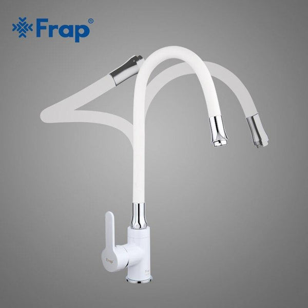 Planet Gates Style Black White Red Silica Gel Nose Any Direction Kitchen Faucet Cold and Hot Water Mixer F4042 F4041 F4043