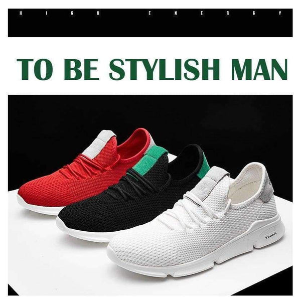 Planet Gates Style Brand Men Sport Shoes Spring Autumn Breathable Mesh Knitted Men Shoes Hombre Tennis Footwear Zapato Cool