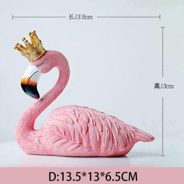 Planet Gates style D King and Queen Ins Flamingo Decoration For Living Room Romatic Wedding Ornament Accessories Birthday Party Home Garden Supplies