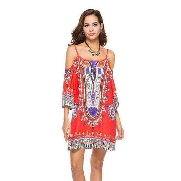 Planet Gates Style Eight / M 2018 Summer Women Dress Vestidos European Style Sleeveless Spaghetti Strap Slash Neck Print Casual Beach Dress Harajuku