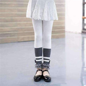 Planet Gates Style Eleven / S Autumn Girls Leggings Striped Elastic Waist Baby Legging Bottom Trousers Leggins Teenagers Pants Baby Girl Clothes 3-12T