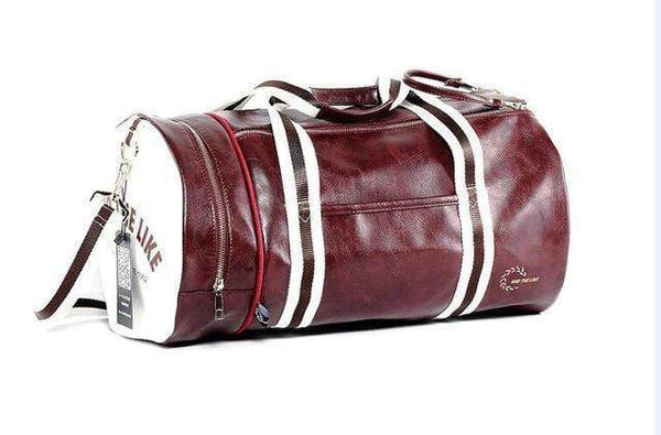 Planet Gates Style F Travel Luggage Bag with Independent Shoes Storage Women Fitness Bag PU Leather Printing Basketball Training Bag XA253WC
