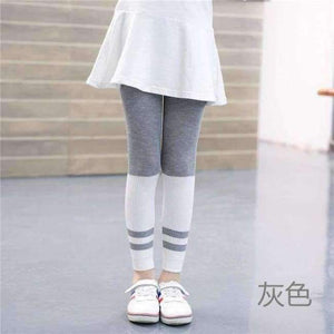 Planet Gates Style Fifteen / S Autumn Girls Leggings Striped Elastic Waist Baby Legging Bottom Trousers Leggins Teenagers Pants Baby Girl Clothes 3-12T