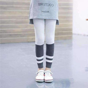 Planet Gates Style Fourteen / S Autumn Girls Leggings Striped Elastic Waist Baby Legging Bottom Trousers Leggins Teenagers Pants Baby Girl Clothes 3-12T