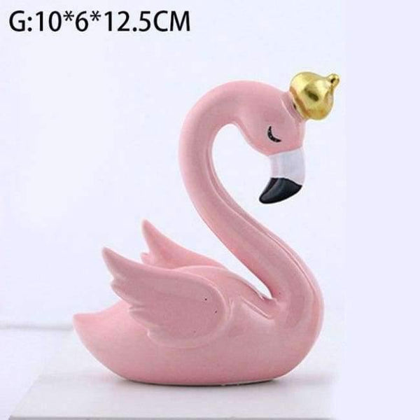 Planet Gates style G King and Queen Ins Flamingo Decoration For Living Room Romatic Wedding Ornament Accessories Birthday Party Home Garden Supplies
