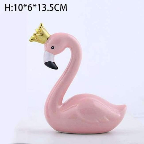 Planet Gates style H King and Queen Ins Flamingo Decoration For Living Room Romatic Wedding Ornament Accessories Birthday Party Home Garden Supplies