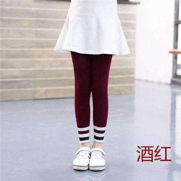 Planet Gates Style Nineteen / S Autumn Girls Leggings Striped Elastic Waist Baby Legging Bottom Trousers Leggins Teenagers Pants Baby Girl Clothes 3-12T