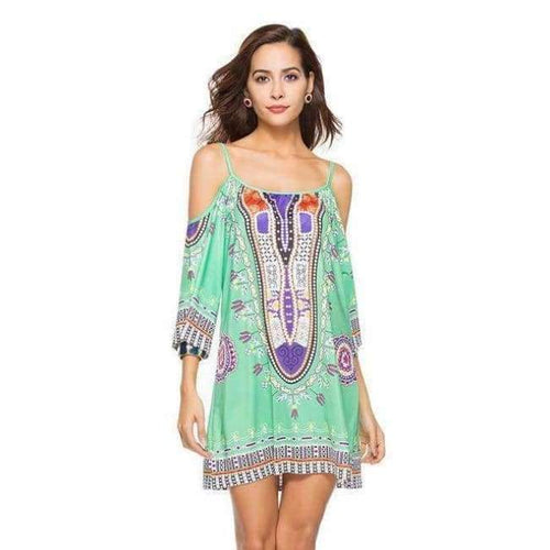 Planet Gates Style One / M 2018 Summer Women Dress Vestidos European Style Sleeveless Spaghetti Strap Slash Neck Print Casual Beach Dress Harajuku