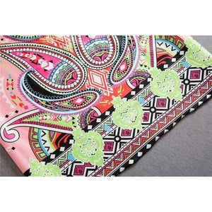 Planet Gates Style One / M Fashion Bohemian Summer Dress Print Beach Vintage Sexy Female Vestidos Renda Casual Ladies Tops Clothes Women Robe Party Dresses